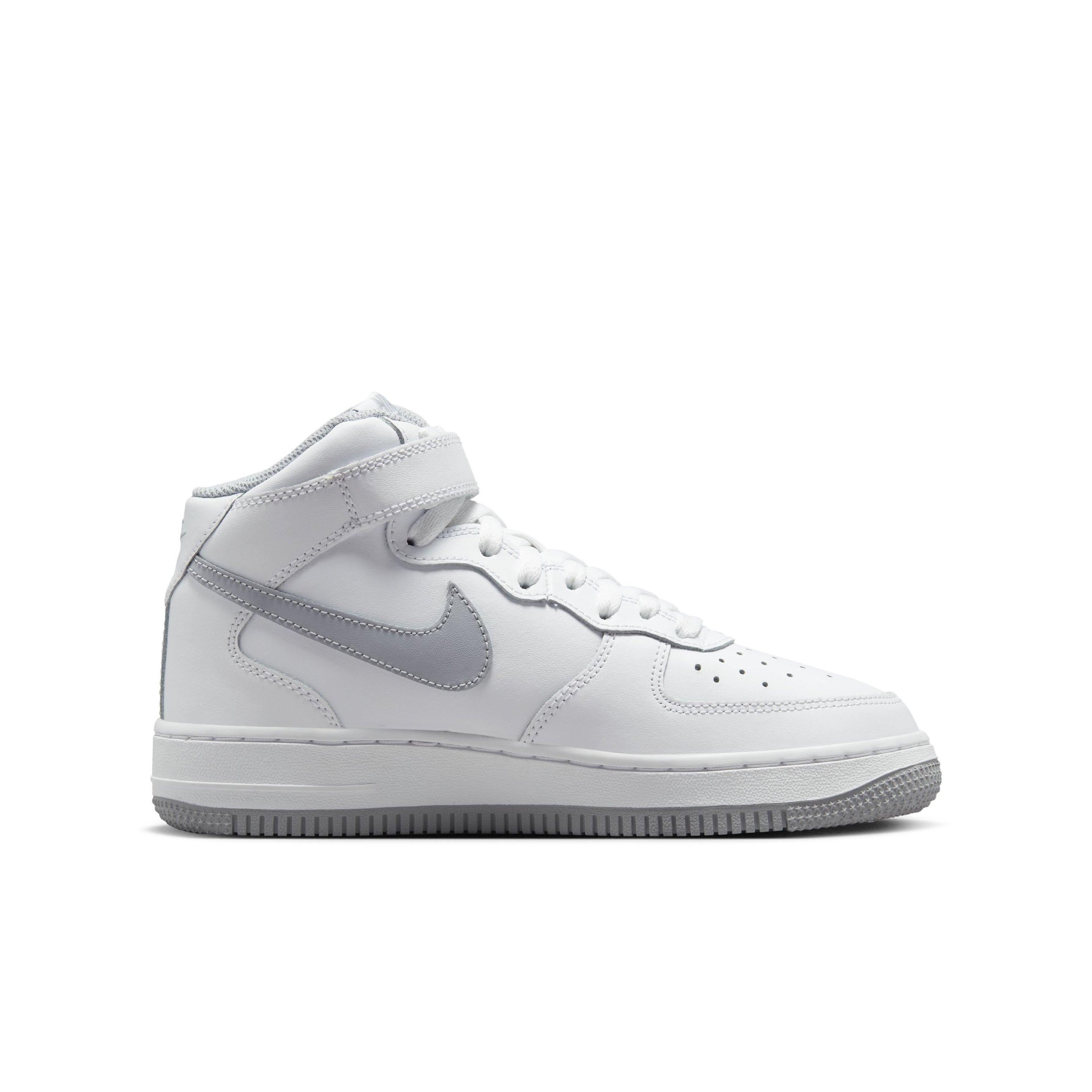 Air force 1 mid - boys' grade school white sale